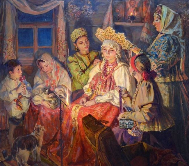 Семейно-бытовая поэзия, родильный обряд, свадебный обряд 1 – Студенты России